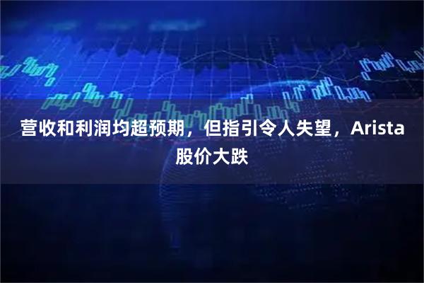营收和利润均超预期，但指引令人失望，Arista股价大跌