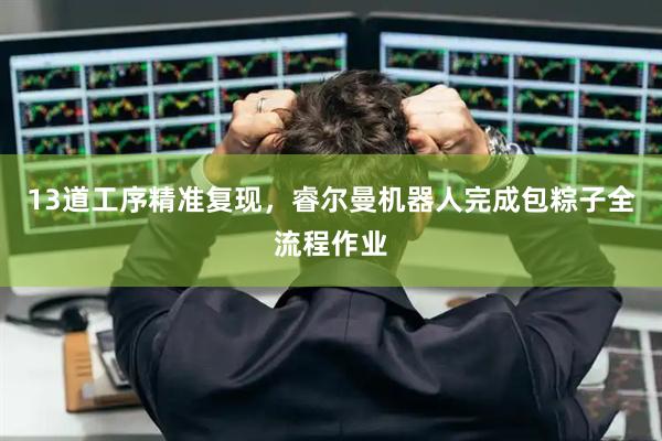 13道工序精准复现，睿尔曼机器人完成包粽子全流程作业